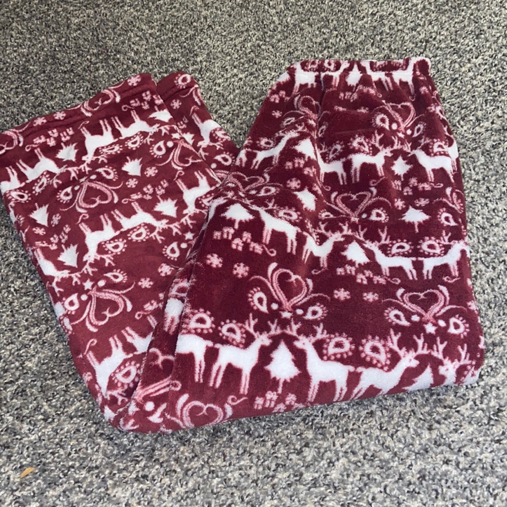 Christmas reindeer pj pants